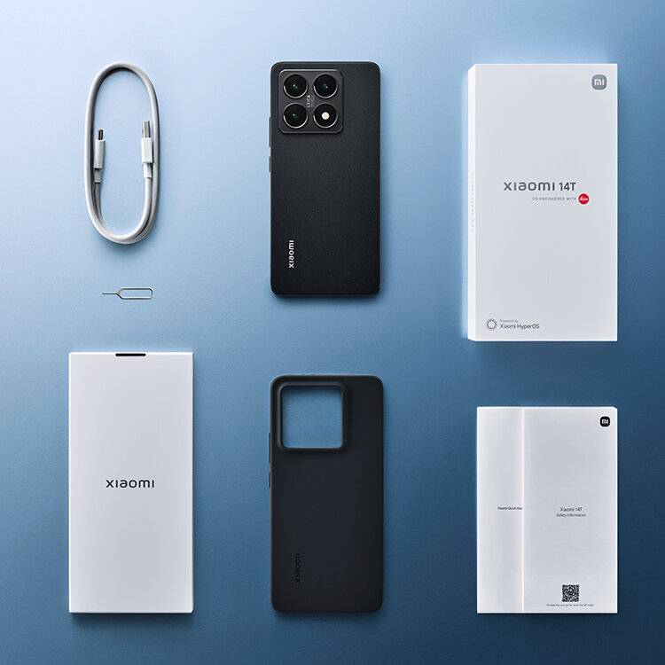 Smartphone Xiaomi 14T 6.67" 12GB/256GB Dual SIM Titanium Grey