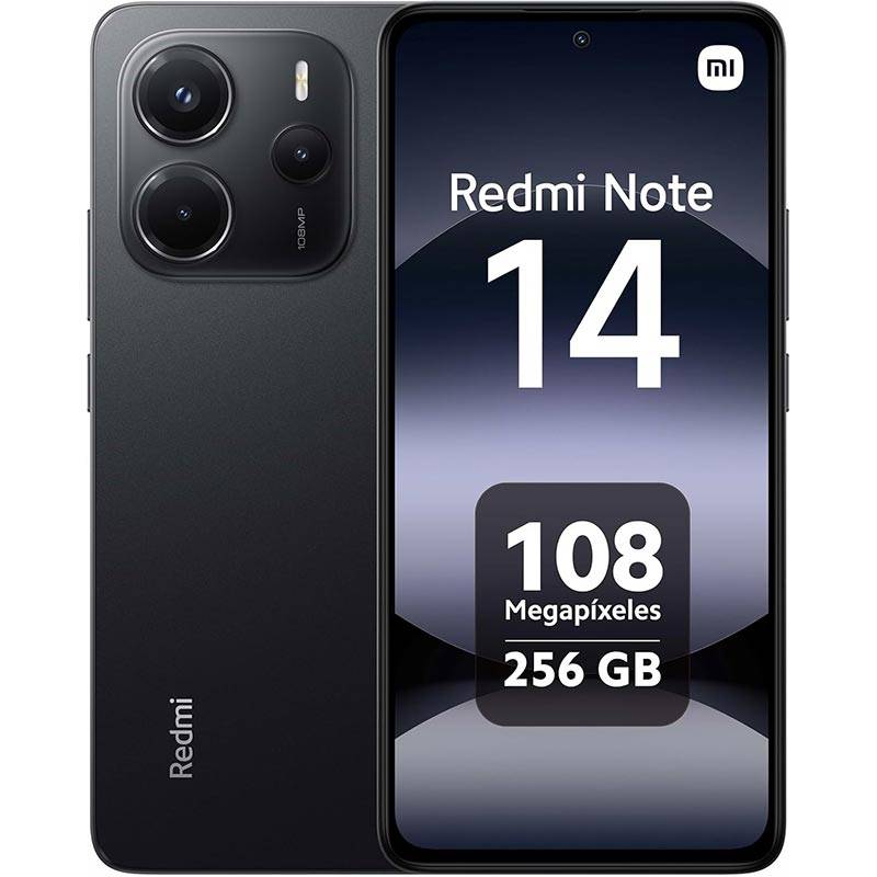 Smartphone Xiaomi Redmi Note 14 4G 6.67" 8GB/256GB Dual SIM Midnight Black