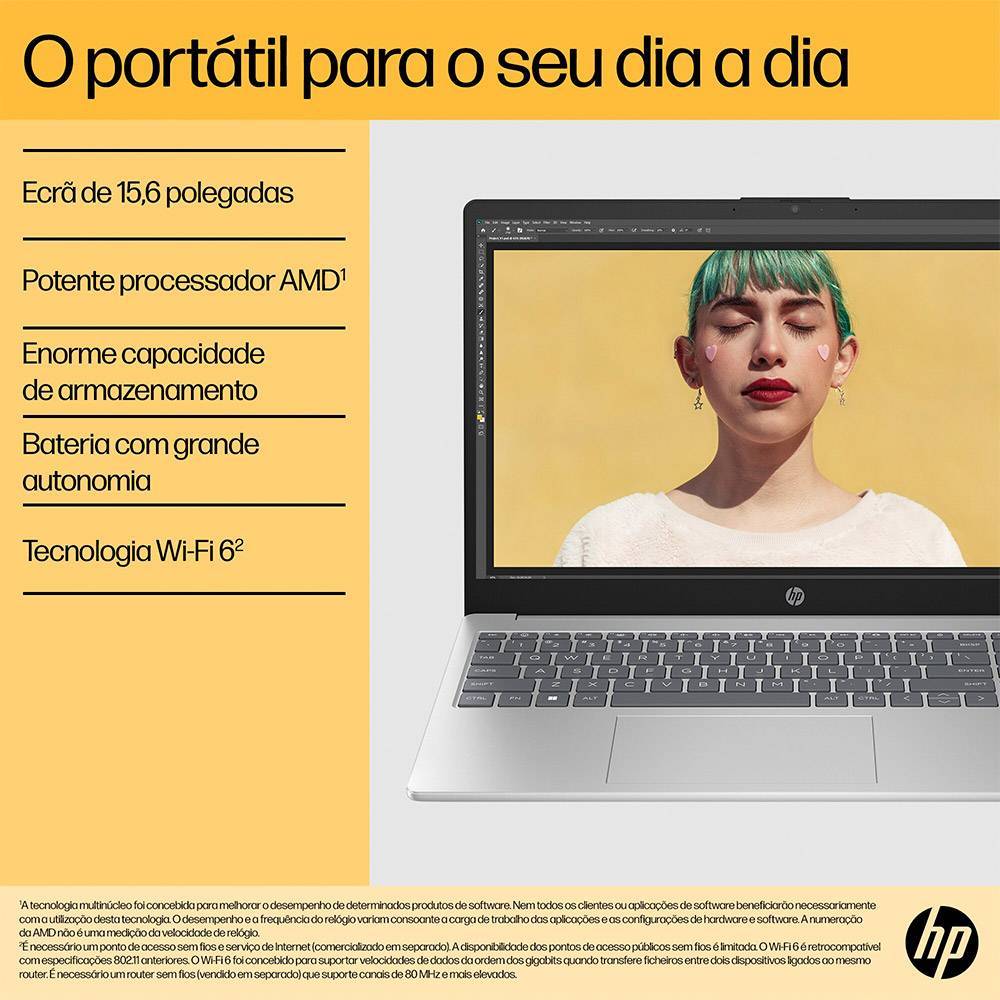 Portátil HP 15-fc0022np 15.6"