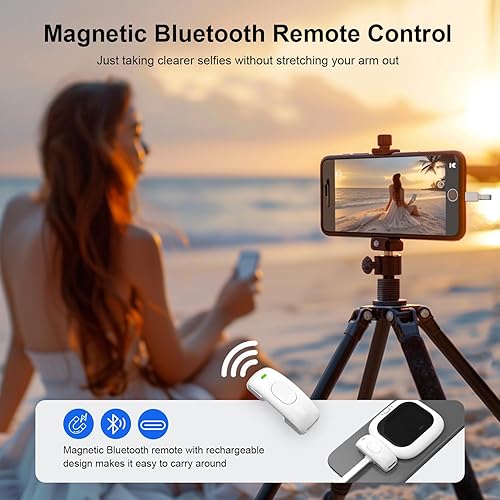 Zuno mini tela amoled magnética selfie monitor tela de controle remoto 700nits para iphone 5-12 13 14 15 16 pro vlog meninas presentes