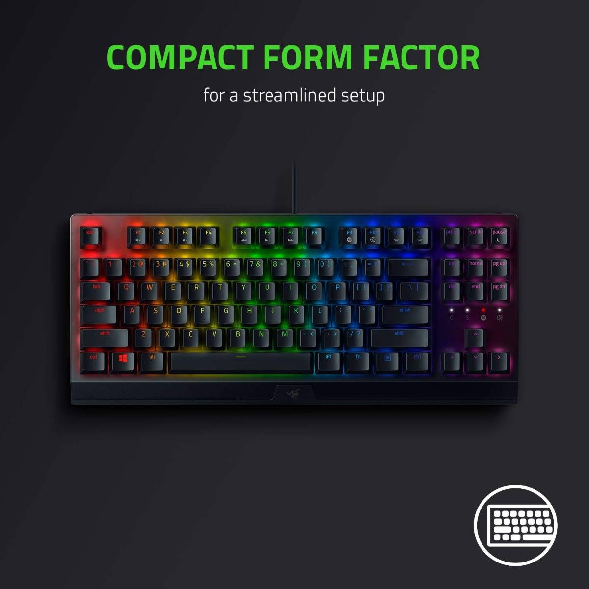 Teclado Mecânico Razer BlackWidow V3 Tenkeyless