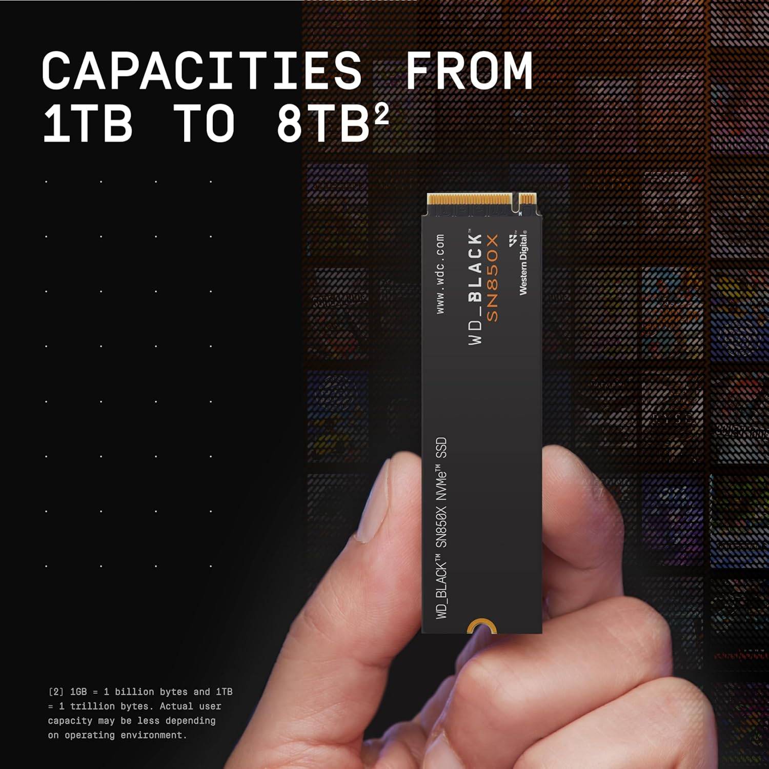 SSD M.2 WD Black SN850X 1TB NVMe
