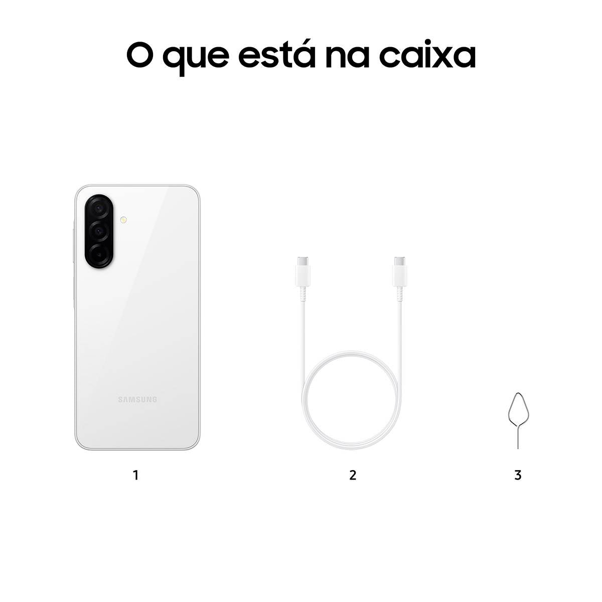 Smartphone Samsung Galaxy A26 5G 6.7" 6GB/128GB Dual SIM Branco