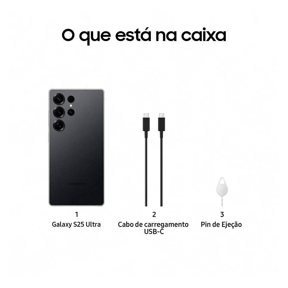 Smartphone Apple iPhone 16 Pro Max 6.9" 256GB Titânio Preto,