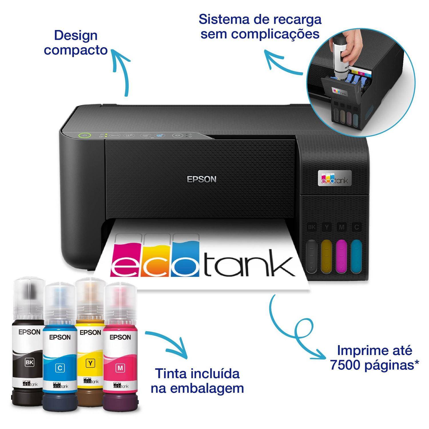 Impressora Epson EcoTank ET-2860