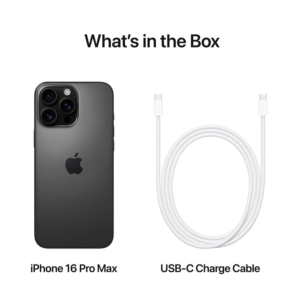 Smartphone Apple iPhone 16 Pro Max 6.9" 256GB Titânio Preto