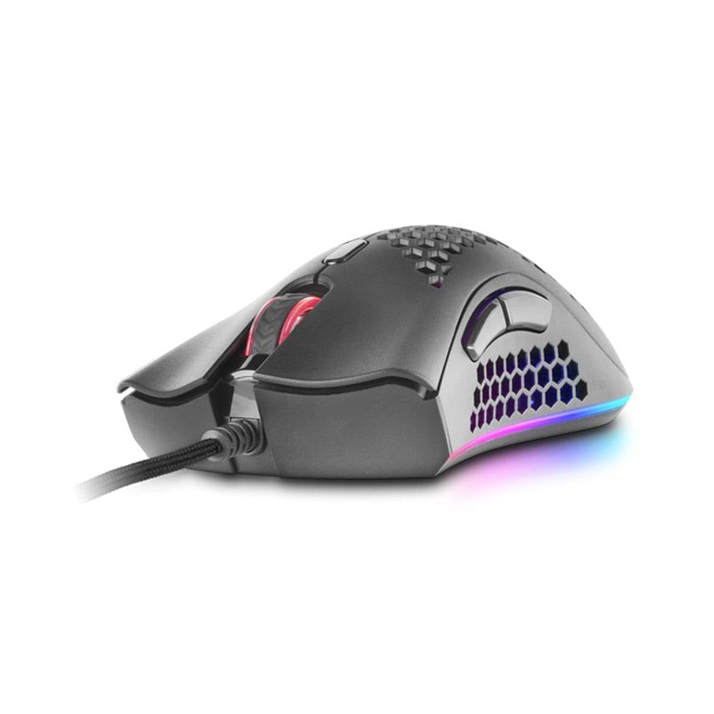 Rato Mars Gaming MMEX 32000DPI RGB Rosa